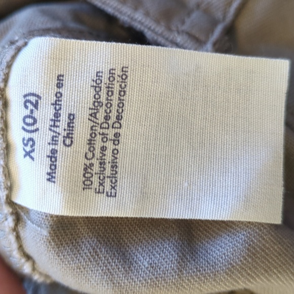 Wide Leg Cargo Pants, High Waist No Boundaries 100% Cotton - Picture 13 of 14